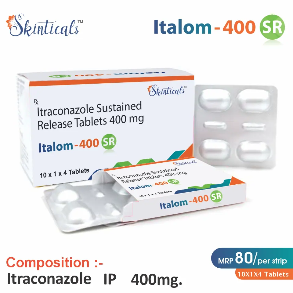 Itraconazole Capsule at the best price in PCD Pharma Franchise for Antifungals and Systemic Fungal Infections.